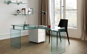 میز شیشه ای مدیریت