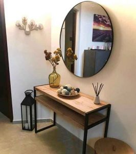 آینه با قاب استیل