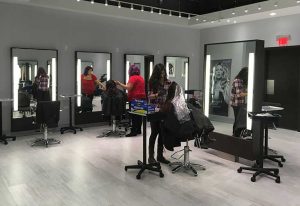 آینه چراغ دار مدرن