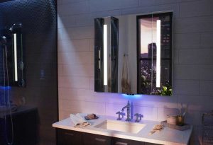 آینه دور چراغ دار