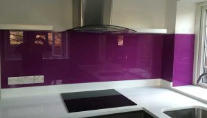 شیشه بین کابینتی رنگی