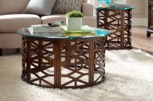 شیشه روی میز