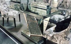 میز تلویزیون آینه ای