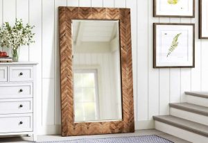 آینه قدی چوبی