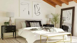 آینه قدی چوبی