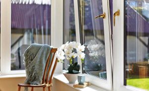 پنجره upvc طرح چوب