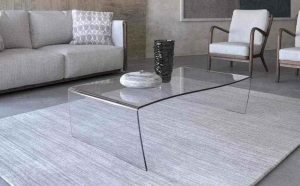 میز شیشه ای استیل