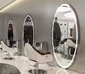 آینه ایستاده بیضی