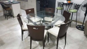 میز شیشه ای ناهارخوری جدید