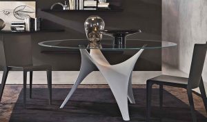 شیشه میز گرد