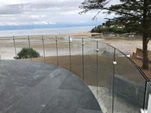 شیشه خم فریم لس