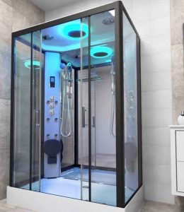 کابین شیشه ای 