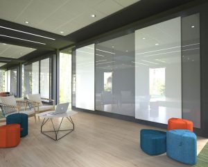 وایت برد شیشه ای مشکی