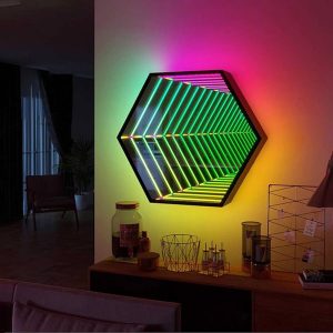 آینه نورپردازی شده