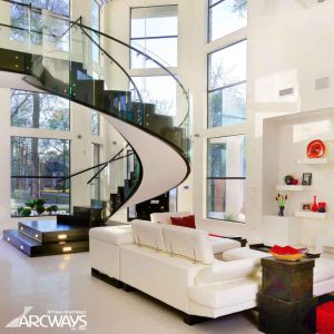 شیشه خم نرده