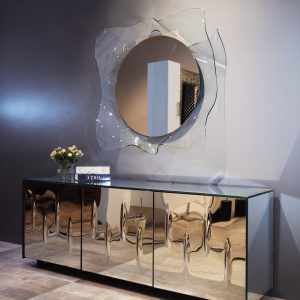 شیشه خم کابینت