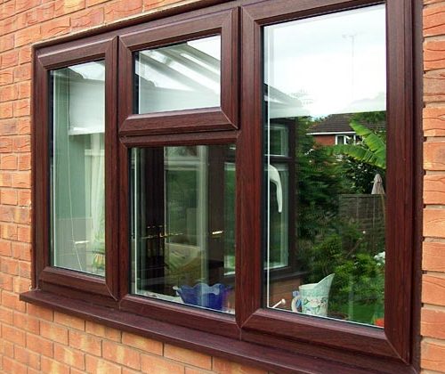 پنجره دوجداره UPVC لولایی